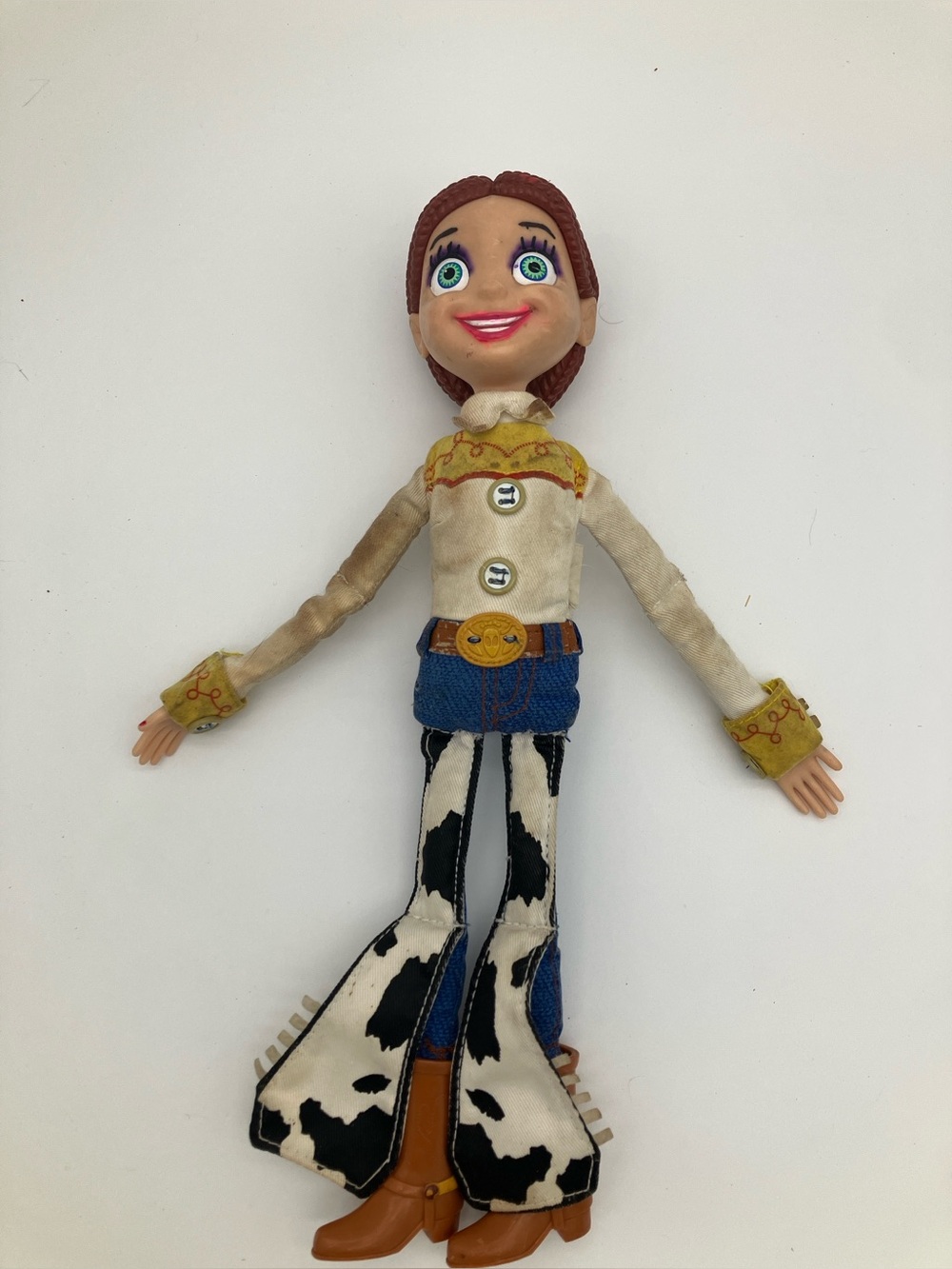 Vintage 2002 Disney Pixar Toy Story Jessie Plush Doll Hasbro No Pull String